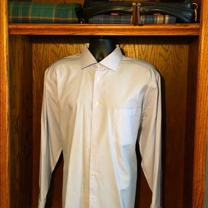 Joseph Abboud Tradition Fit Pinstripe Dress Shirt